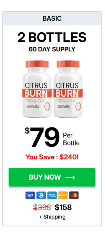 citrusburn price – 2 bottle